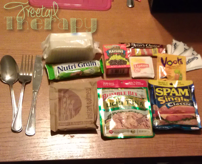 72 Hour Bug Out Bags – Food Kit