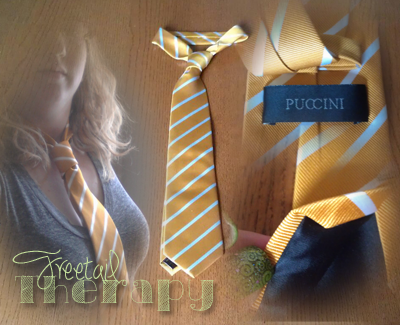 Repp-Striped Tie Collection by Puccini
