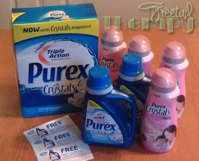 Purex Detergent with Crystals