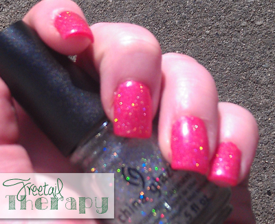 Manicure of the Week – Seche Inspiration and China Glaze Fairy Dust