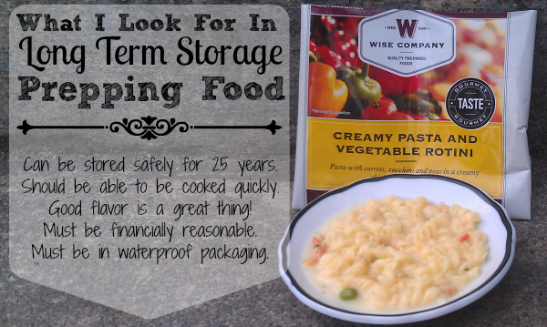 Long Term Food Storage