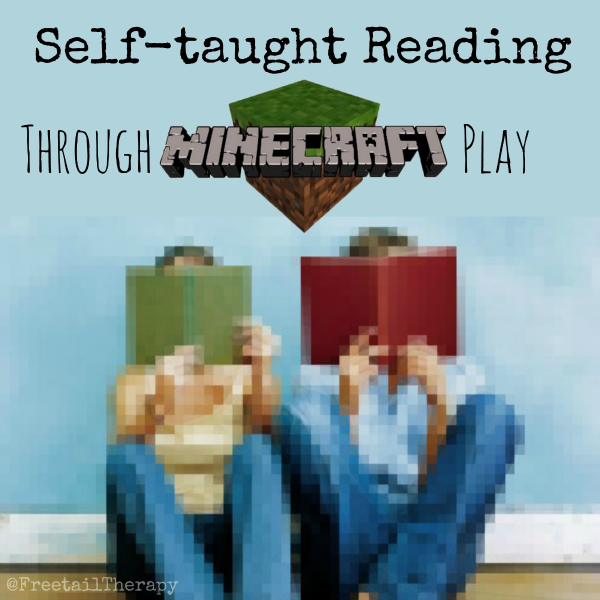 My daughter taught herself to read by playing Minecraft!
